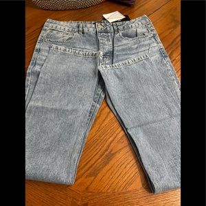 Boohoo Light Blue Skinny Jeans for Men